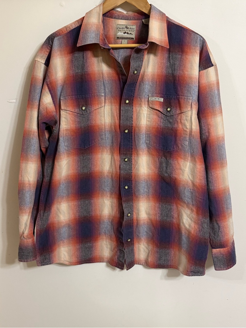 Powder River Plaid Snap Button-Down